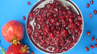 طرز تهیه ترشک انار خانگی / خوشمزه و سالم با ماندگاری بالا