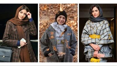 بازگشت قدرتمند طرح چارخونه؛ تصاویری شوکه‌کننده از بازیگران زن ایرانی با استایل محبوب!