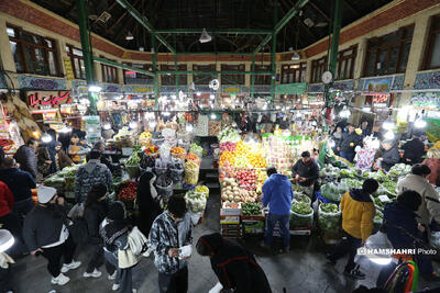 فعالیت بازار تجریش در آرامش