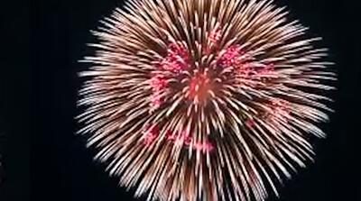 لحظه پرتاب بزرگ‌ترین فشفشه جهان