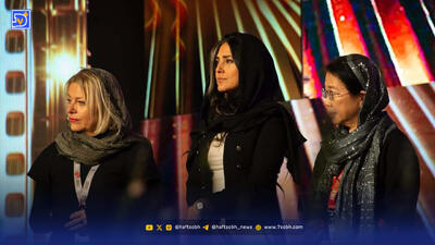 استایل شیک هدی زین‌العابدین در این مراسم جلب توجه کرد