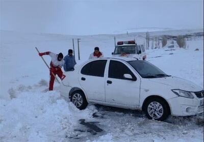 بارش برف در جاده‌های 4 استان/تردد روان در جاده‌های شمال - تسنیم