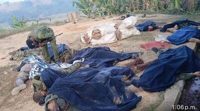 تصاویر قتل عام سربازان ونزوئلا توسط ارتش آمریکا +18