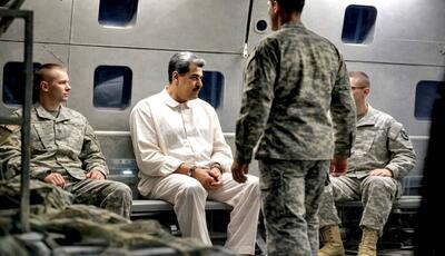 تهاجم آمریکا به ونزوئلا و ربایش مادورو