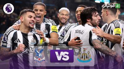 خلاصه بازی نیوکاسل 2-0 کریستال پالاس