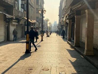 گزارش میدانی از اعتراض صنفی بازاریان امروز ۱۶ دی ماه