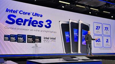 پردازنده‌های Core Ultra Series 3 اینتل با معماری Panther Lake رونمایی شدند