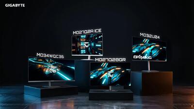 گیگابایت مانیتورهای گیمینگ OLED کاملاً جدید خود را رونمایی کرد