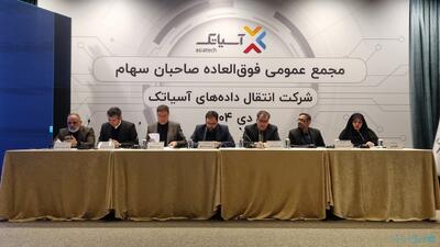 سرمایه آسیاتک به بیش از هزار میلیارد تومان رسید - پیوست