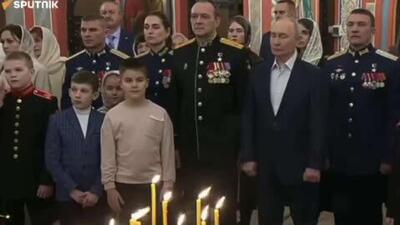 ولادیمیر پوتین، کریسمس را به مسیحیان ارتدکس تبریک گفت