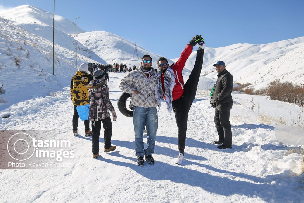 عکس/ تفریحات زمستانی در سنندج
