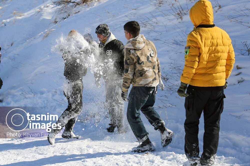 عکس/ تفریحات زمستانی در سنندج