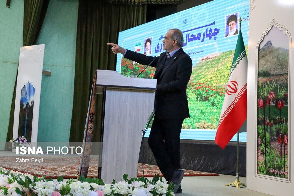 عکس/ دومین روز سفر رئیس جمهور به استان چهارمحال و بختیاری