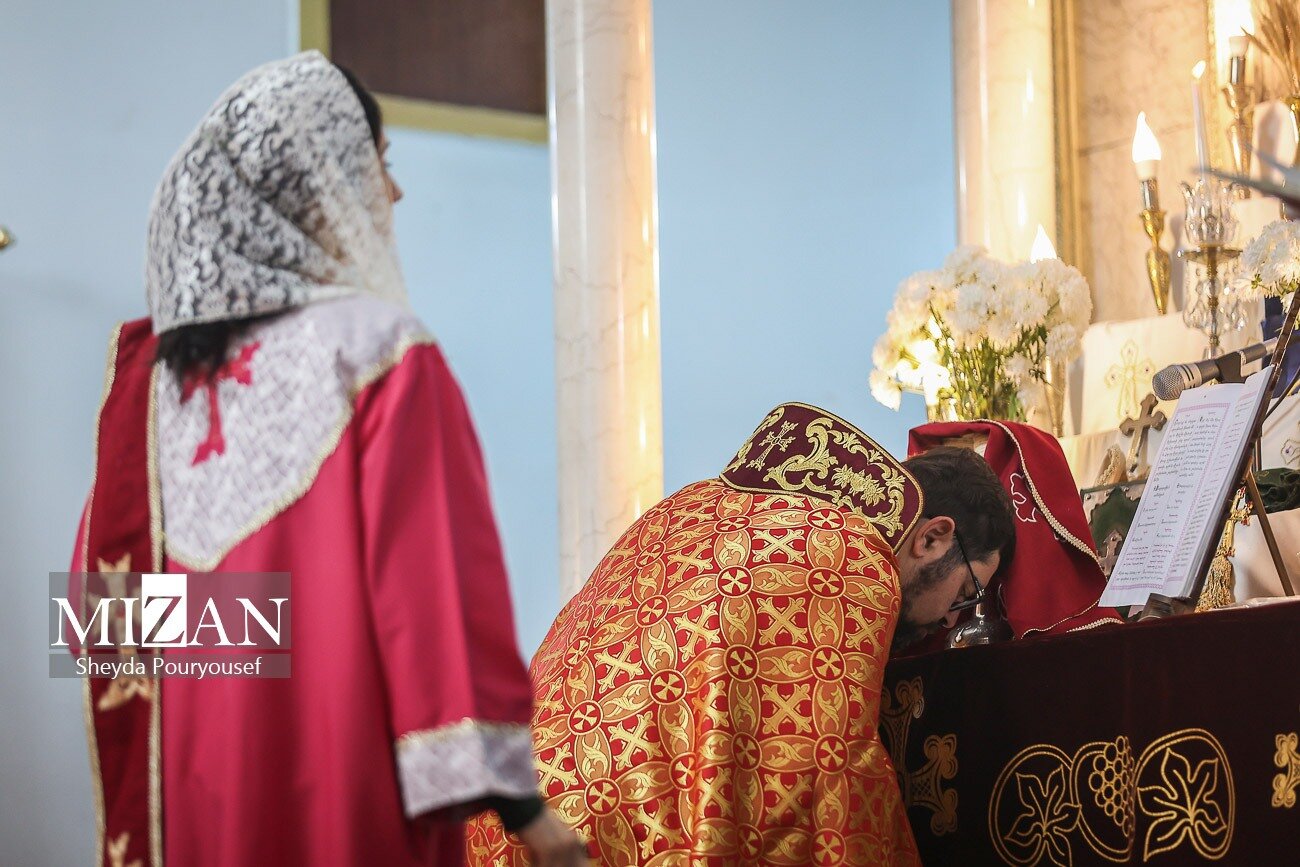 آغاز سال نو میلادی در کلیسای تارگمانچاتس مقدس