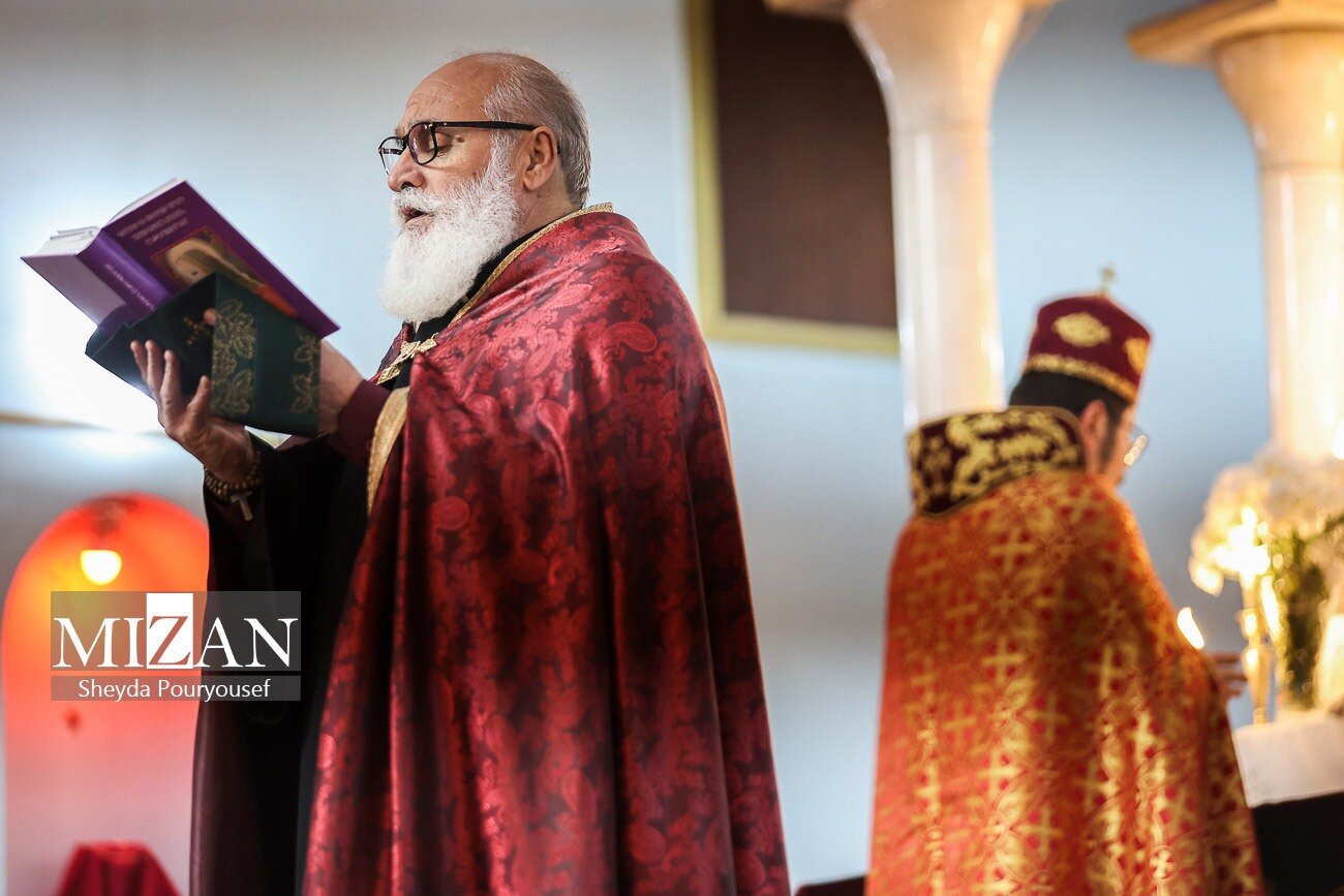 آغاز سال نو میلادی در کلیسای تارگمانچاتس مقدس