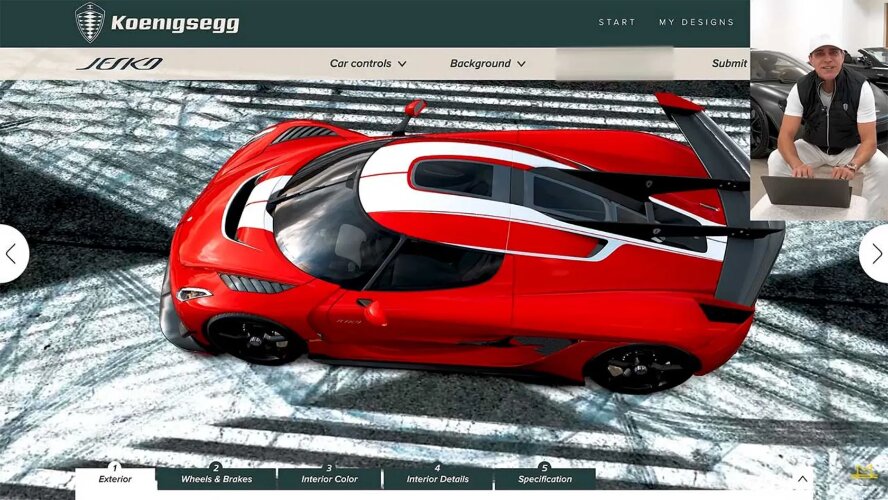 مانی خوشبین جدیدترین ابرخودروی کونیگزگ را سفارش داد