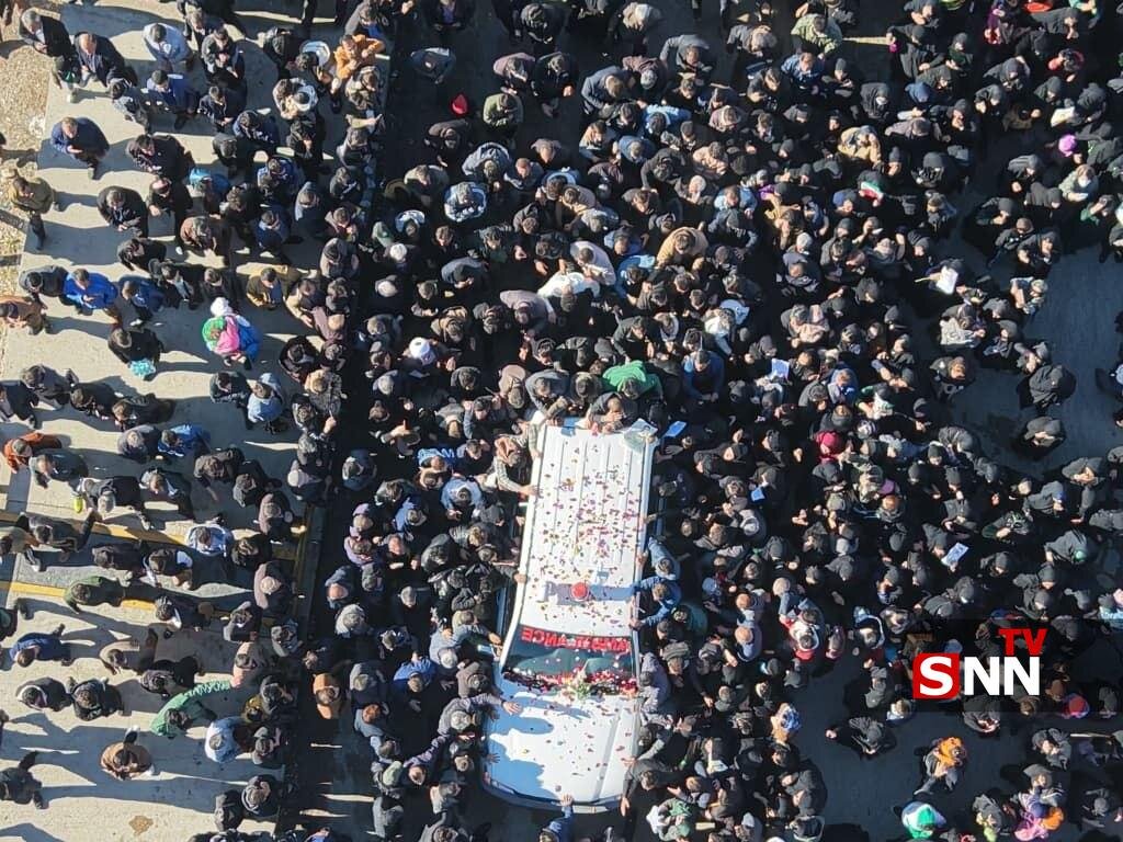 عکس/ مراسم استقبال از پیکر «شهید مجیدی مهر» در یاسوج