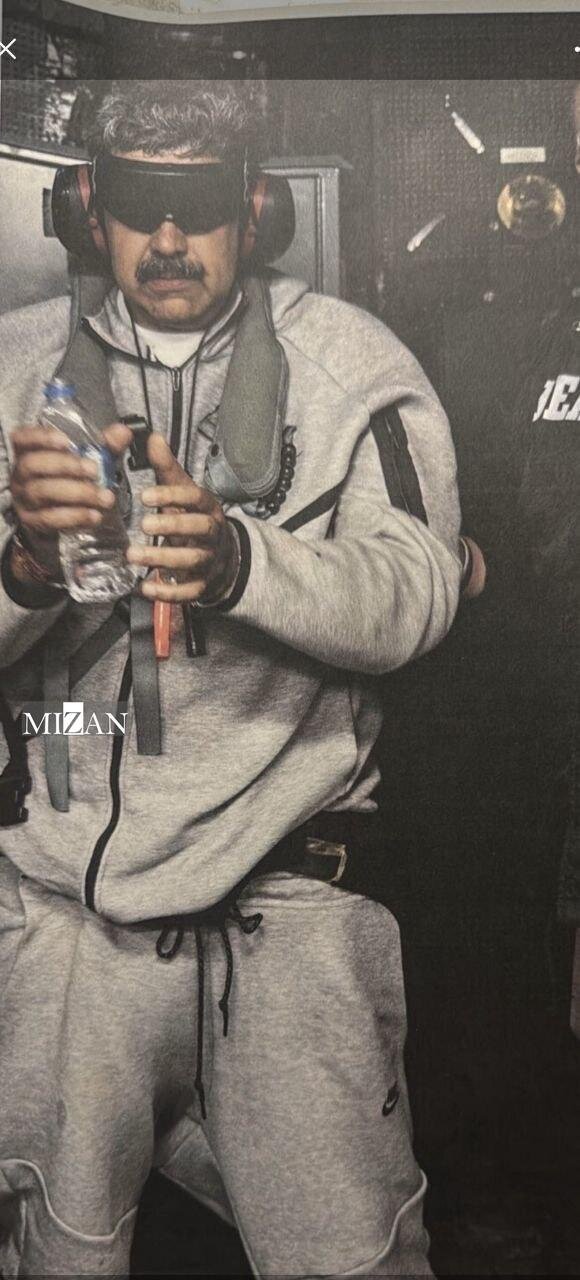 ترامپ اولین تصویر مادورو پس از دستگیری توسط نیروهای آمریکایی را منتشر کرد